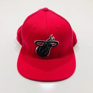 Miami Heat Mitchell & Ness NBA Baseball hat cap